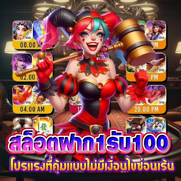 สล็อตฝาก1รับ100